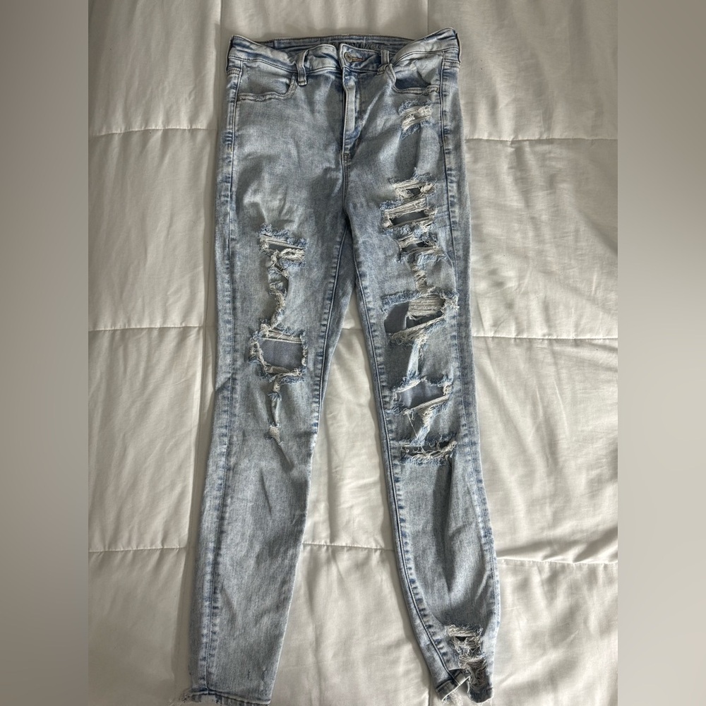 American eagle super hi rise jegging
